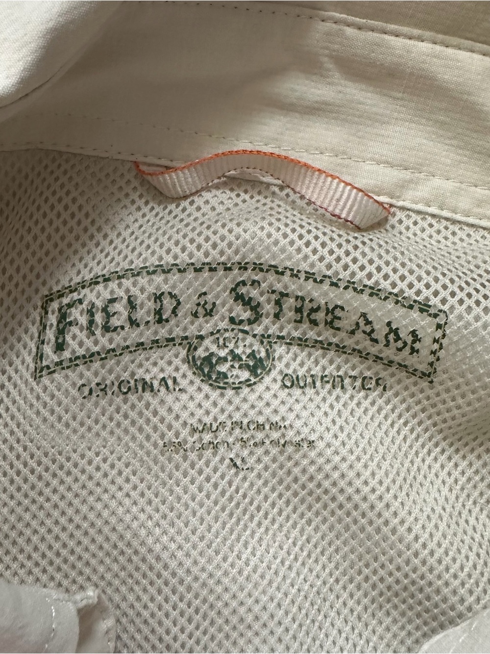 Field & Stream Cream Outdoor Utility Shirt Men’s XL - Picture 2 of 4